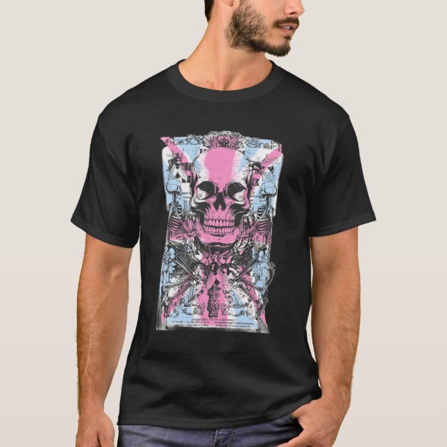 Neon Skull Fusion - T - Shirt (Vorderseite)