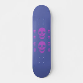 Neon Skull Skateboard Deck