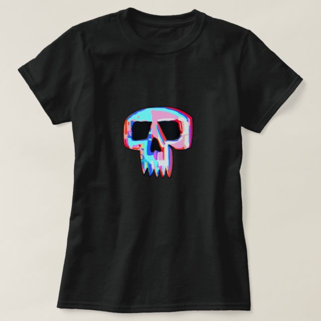 Neon Skull T-Shirt (Design vorne)