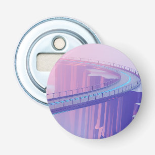 Neon Skybridge Dreamscape Flaschenöffner