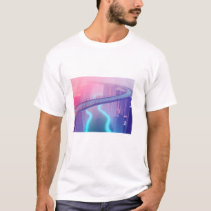 Neon Skybridge Dreamscape T-Shirt