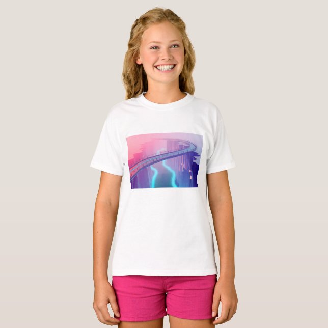 Neon Skybridge Dreamscape T-Shirt (Vorne ganz)