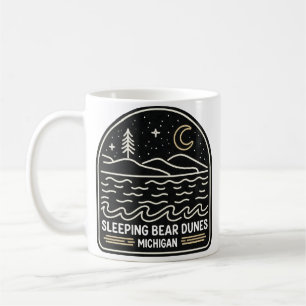 Neon Sleeping Bear Dunes Michigan Kaffeetasse
