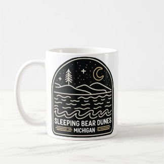 Neon Sleeping Bear Dunes Michigan Kaffeetasse
