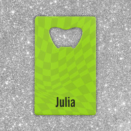 Neon Slime Green Summer Bachelorette Brautparty Geldbeutel Flaschenöffner