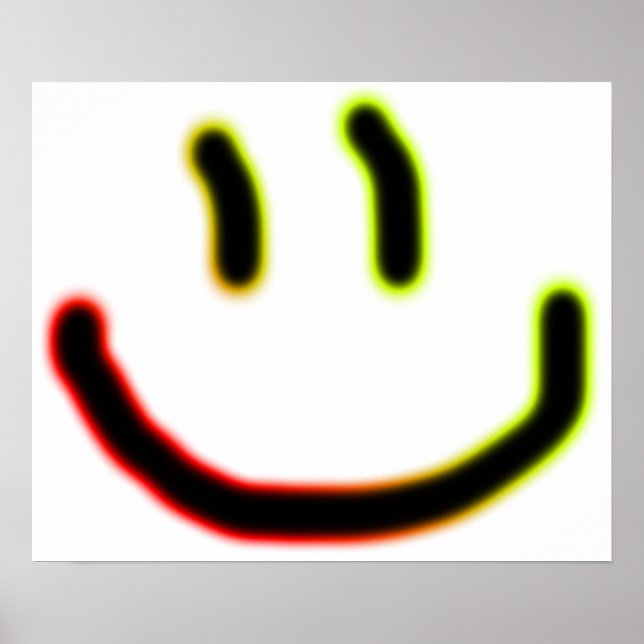Neon Smile Poster (Vorne)