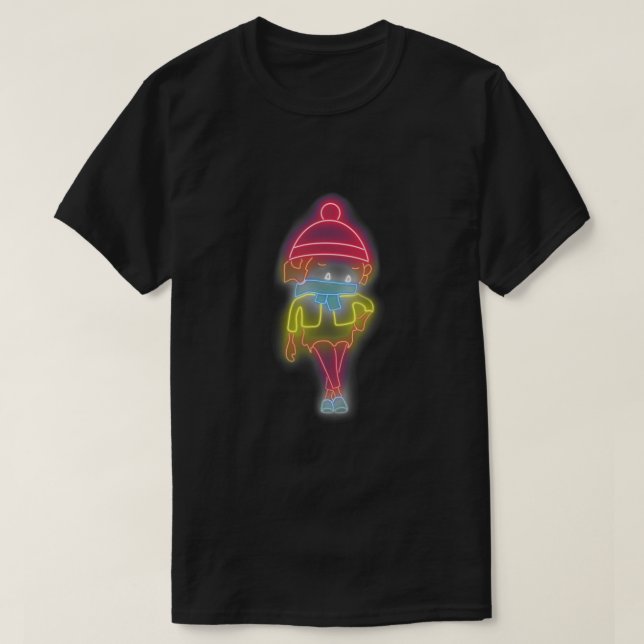 Neon Sneaky Sasquatch Classic T-Shirt (Design vorne)
