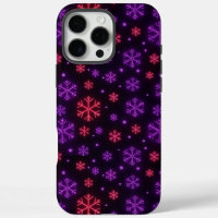 Neon Snowflakes