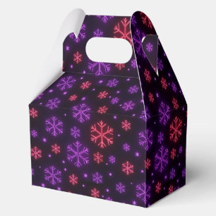 Neon Snowflakes Geschenkschachtel