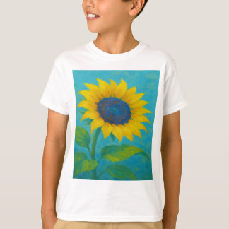 Neon Sonnenblume - Fett Natur in lebendigem Licht T-Shirt