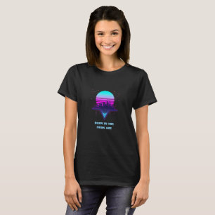 Neon-Sonnenuntergang Personalisierbares T-Shirt