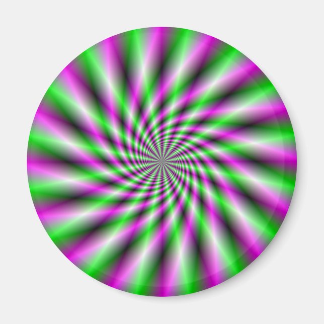 Neon Spinning Wheel Magnet (Vorne)
