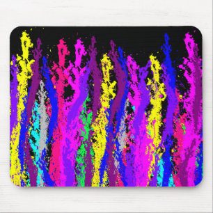 Neon Splatter Mousepad