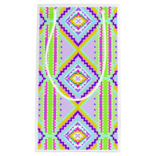 Neon-Stammes-Träume-Kaleidoskop Kleine Geschenktüte