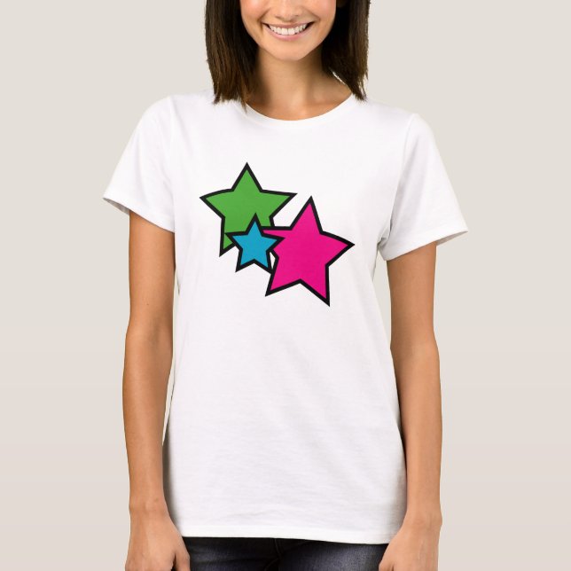 Neon Star T-Shirt (Vorderseite)