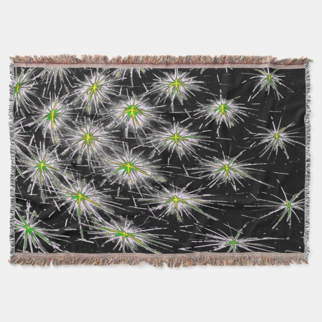 Neon Starburst Blanket Decke (Vorderseite)