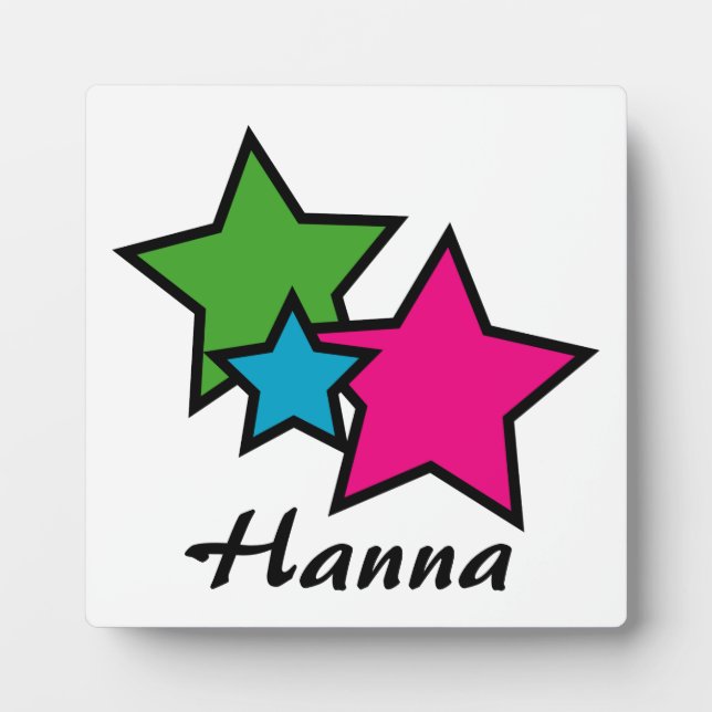Neon Stars Fotoplatte (Vorderseite)