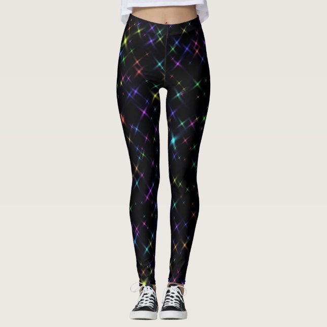 Neon Stars Leggings (Vorderseite)