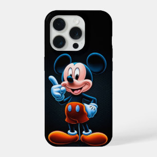Neon-Stil Süße Maus iPhone 15 Pro Hülle