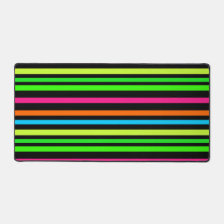 Neon-Streifenmuster Schreibtischunterlage