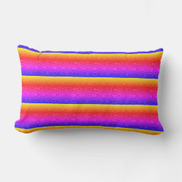 Neon Stripe Pillow Lendenkissen