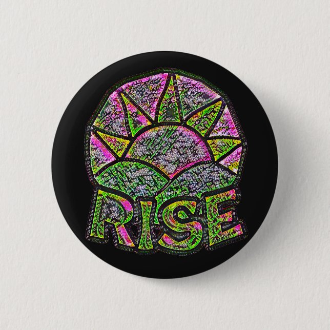 Neon Sun Rise ~ Upload Message Button (Vorderseite)