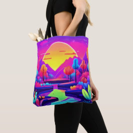 Neon Sunset Landschaft
