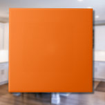 Neon Sunset Orange Solid Color | Classic | elegant Fliese<br><div class="desc">Neon Sunset Orange Solid Color | Classic | elegant | Trendy | Stilvoll | Geschenk</div>