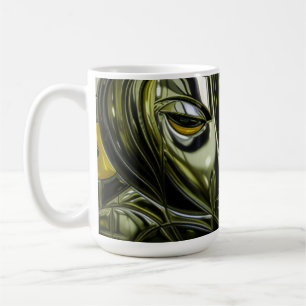 Neon-Swirbel-Tasse Kaffeetasse