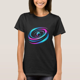 Neon Swirl Dreamscape T - Shirt