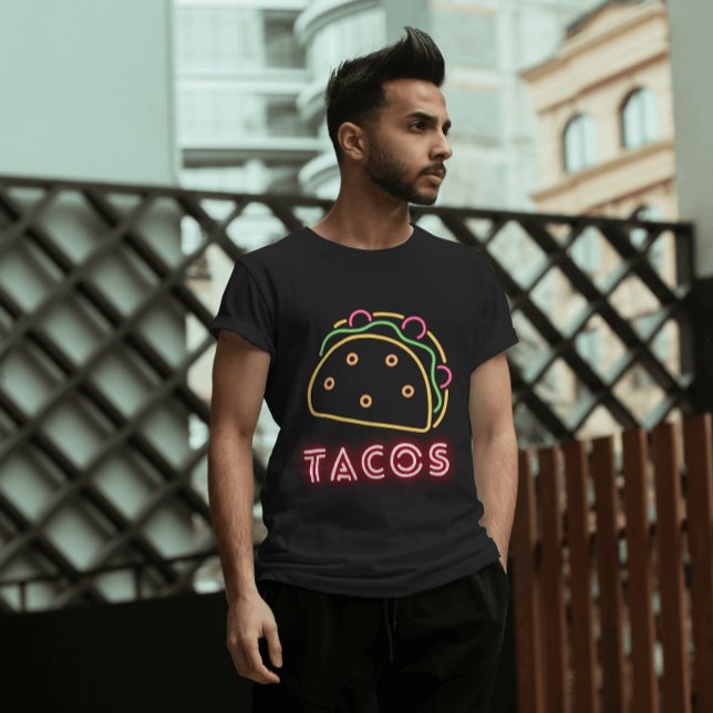 Neon Tacos Symbol T-Shirt (Von Creator hochgeladen)