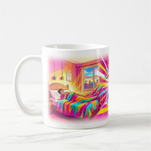 Neon-Tanz-Erweckung Colorburst Traum Tasse
