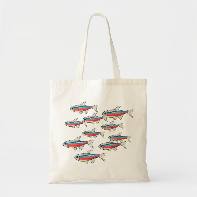 Neon Tetra Tragetasche (Vorne)
