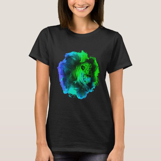 Neon Tiger T-Shirt (Vorderseite)