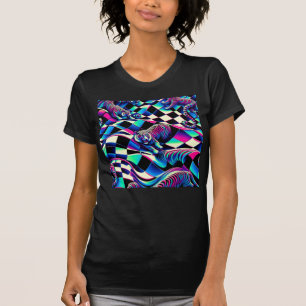 Neon Tiger Warp T-Shirt