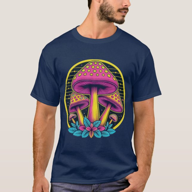 Neon Toadstool Trio T-Shirt (Vorderseite)