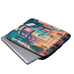 Neon-Träume von Shibuya Laptopschutzhülle