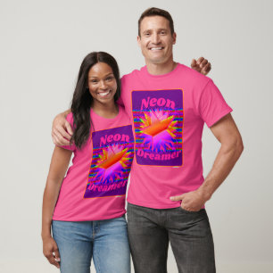 Neon Träumer Epische Retro Ästhetik Dunkel T-Shirt