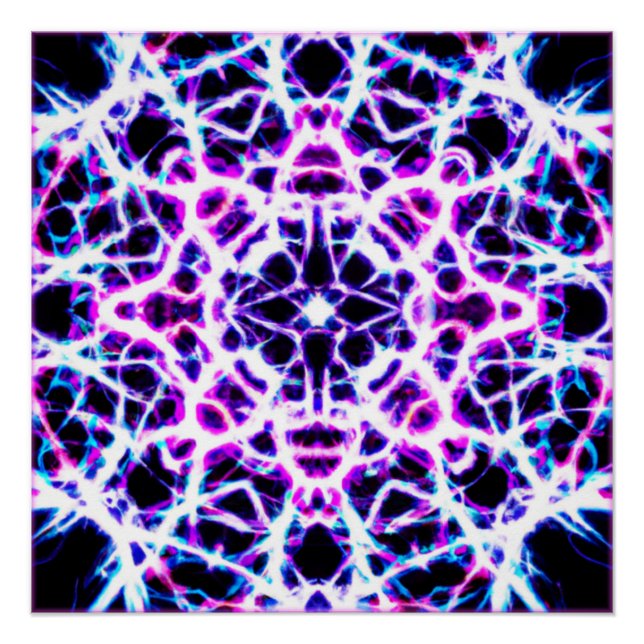 Neon träumt Design. Jetzt kaufen Poster (Vorderseite)