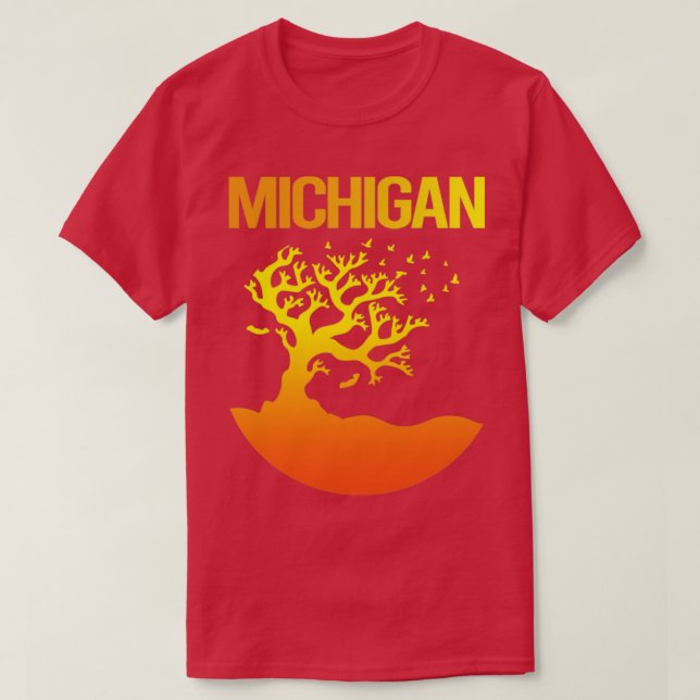 Neon Tree Art Michigan T-Shirt (Design vorne)