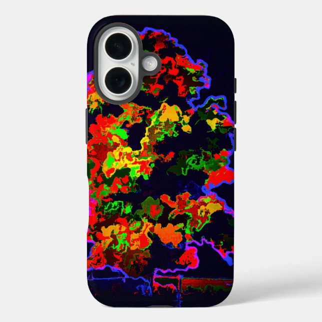Neon Tree Explosion Case-Mate iPhone Hülle (Rückseite)