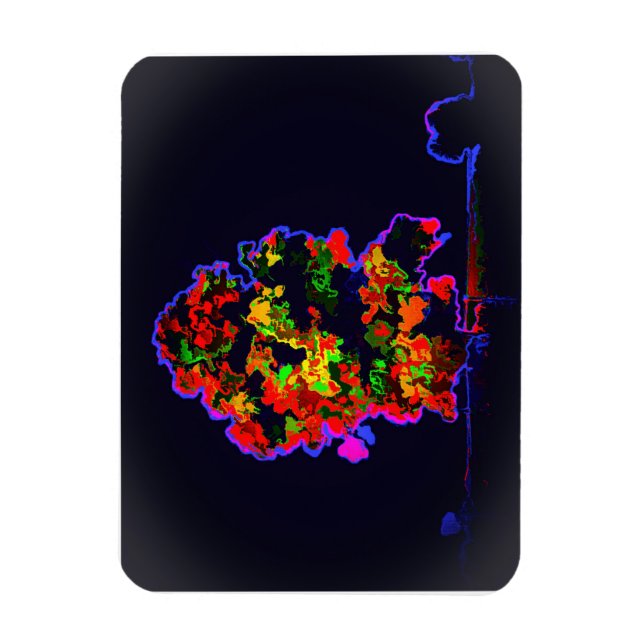 Neon Tree Explosion Magnet (Vertikal)