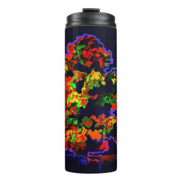 Neon Tree Explosion Thermosbecher