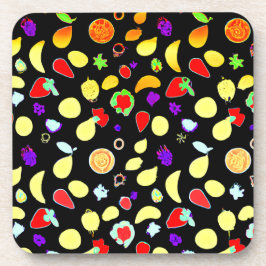 Neon Tropic Obstbrust Getränkeuntersetzer