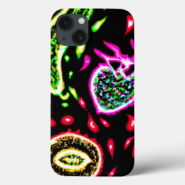 Neon Tropical Obstmuster Art. Jetzt kaufen Case-Mate iPhone Hülle (Rückseite)