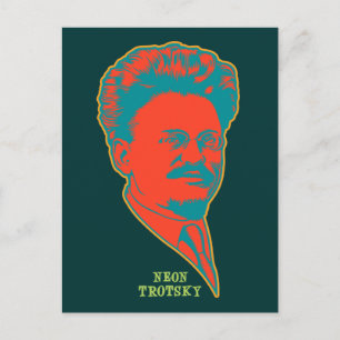 Neon Trotsky Postkarte