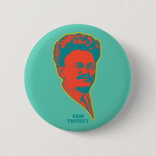 Neon Trotzki Button