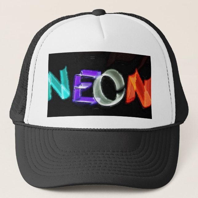 Neon Truckerkappe (Vorderseite)