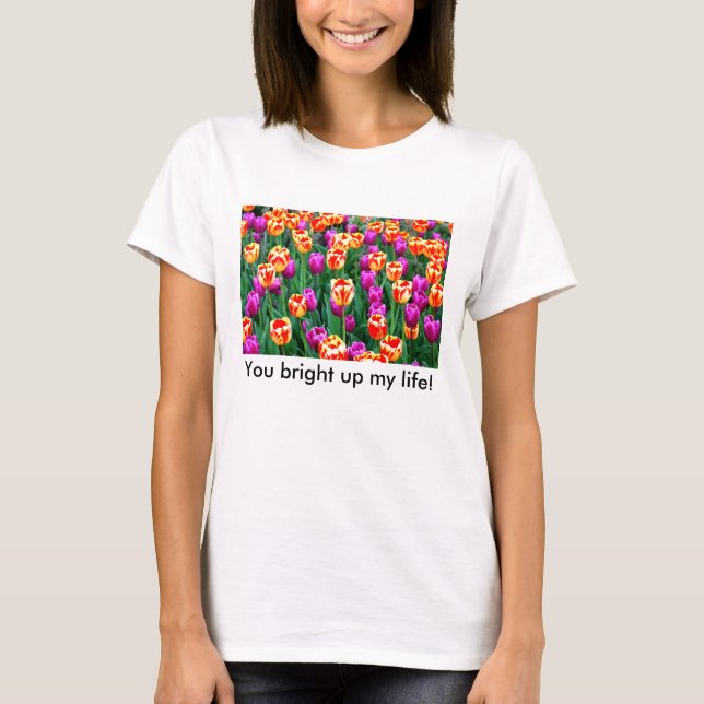 Neon Tulips T - Shirt (Vorderseite)