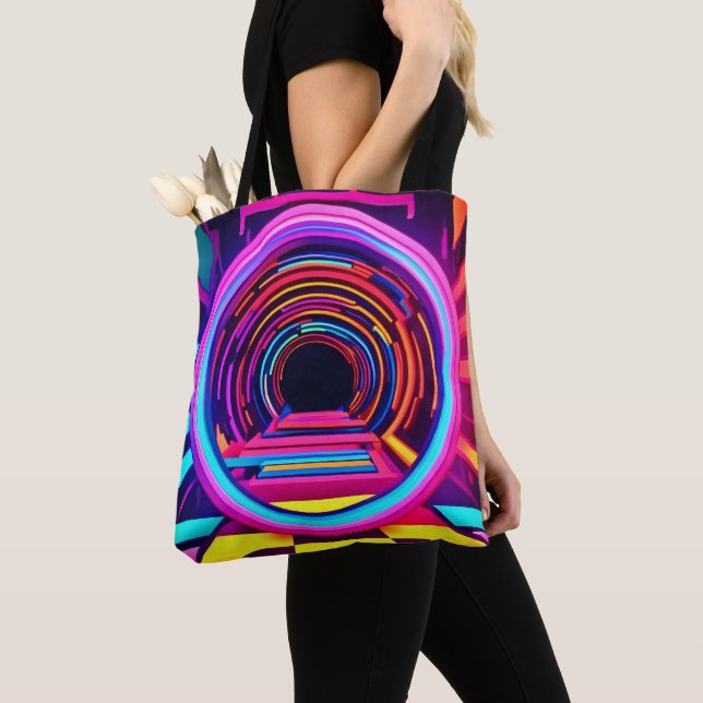 Neon Tunnel Dimensionen (Von Nahem)